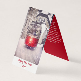 Bonne nouvelle année Carte de vacances Joshua 1:8-