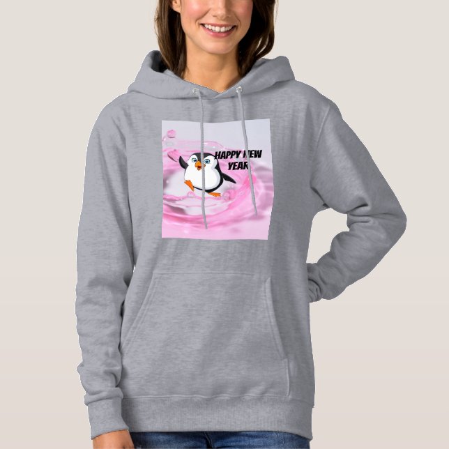 Bonne nouvelle année sweat - shirt à capuche (Devant)