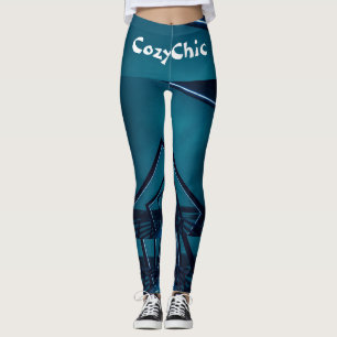 Bonne Nuit Lumineuse Moderne Soirée Leggings