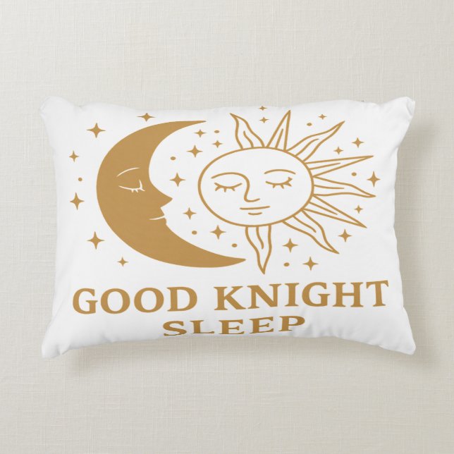 Bonne Nuit Sleep Coussin Céleste – Lune, Soleil &  (Devant)
