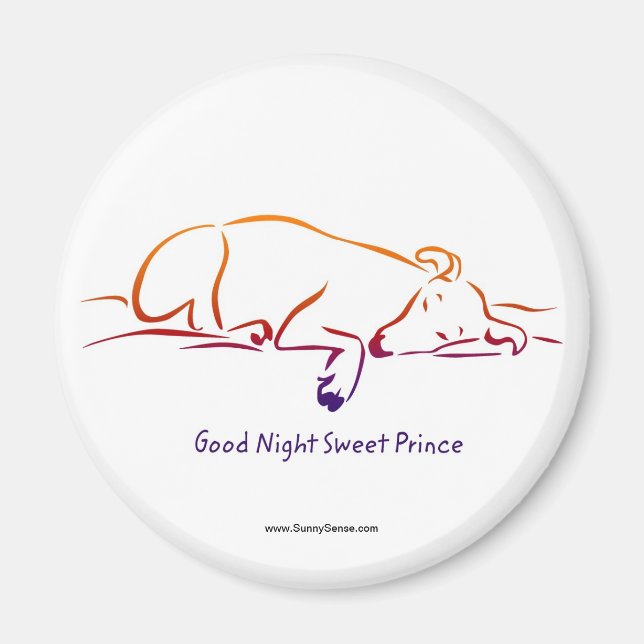 Bonne nuit Sweet Prince magnets (Devant)