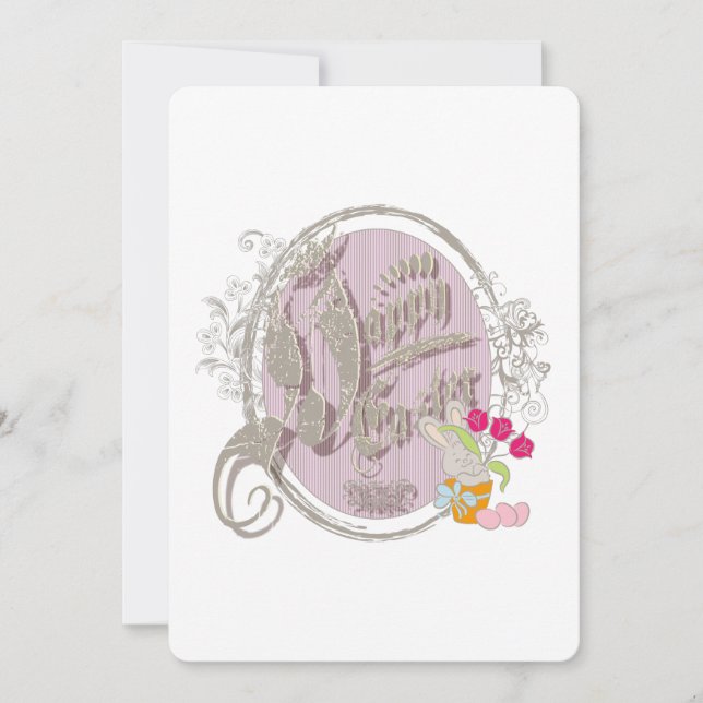 Bonne Pâques - Carte d'invitation (Devant)