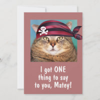 Bonne Parole Comme Un Chat Du Jour Du Pirate