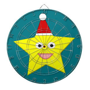 Bonne petite Cible de flechettes de Noël étoile