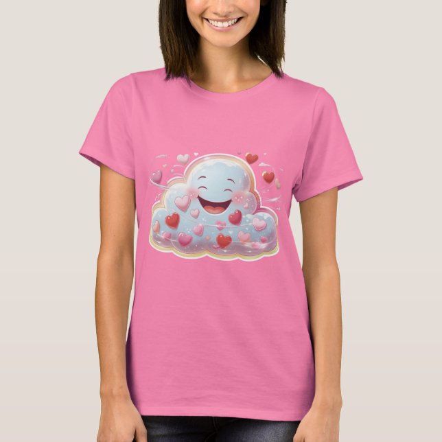 Bonne pluie nuage amour T-shirt (Devant)