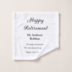 Bonne retraite ajouter le nom années de service à