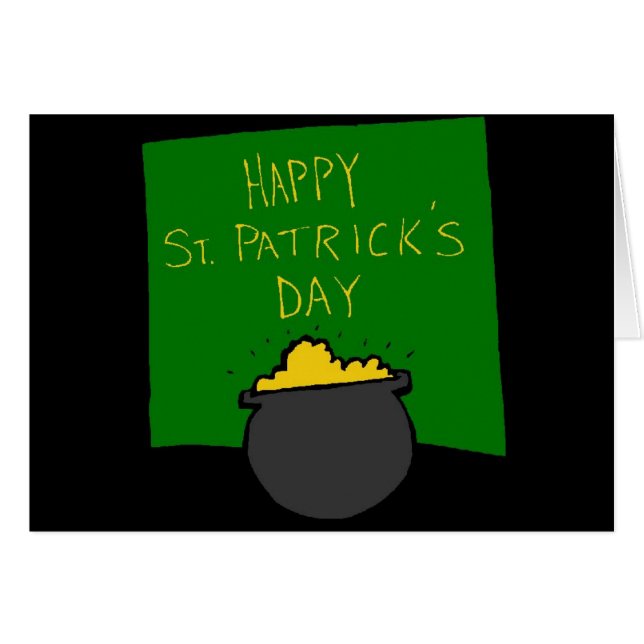Bonne Saint Patrick's Day (Devant horizontal)