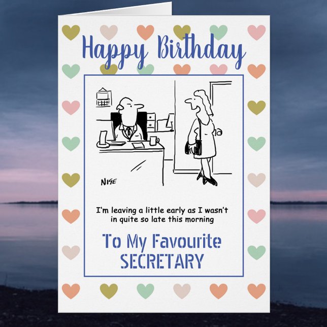 Bonne Secrétaire d'anniversaire (Créateur téléchargé)