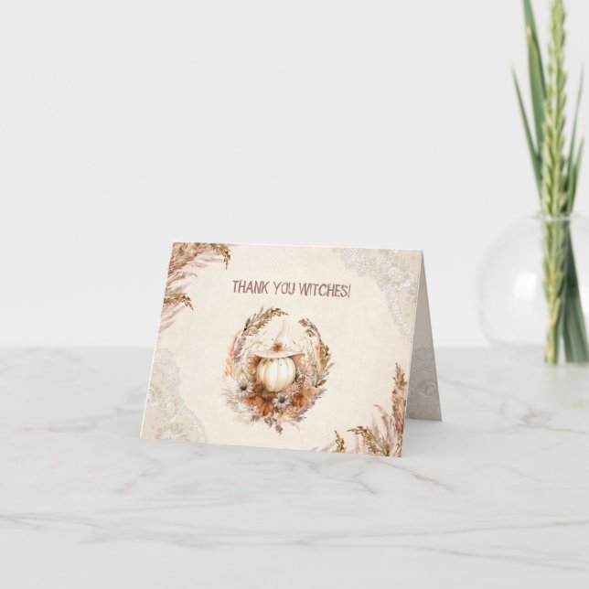 Bonne sorcière Fête des mariées Halloween Carte de (Devant)