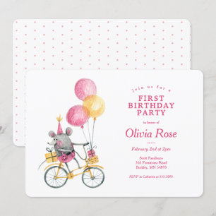 Bonne Souris Invitation Anniversaire