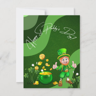 Bonne St Paddy's Day Leprechaun Carte de vacances
