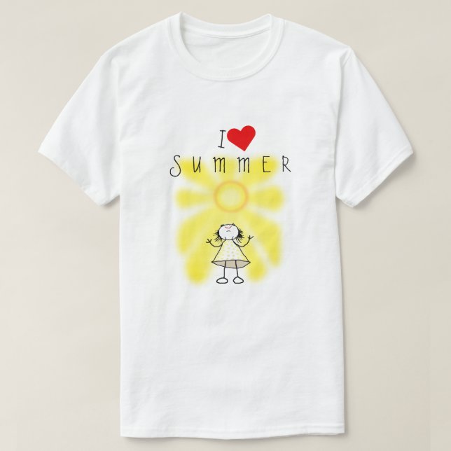 Bonne T-shirt été (Design devant)