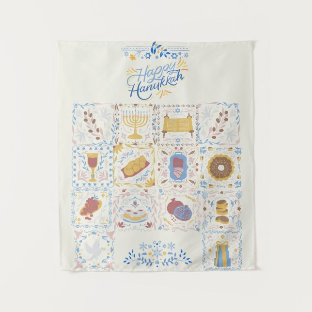 Bonne Tapisserie Hanoukka (Devant)