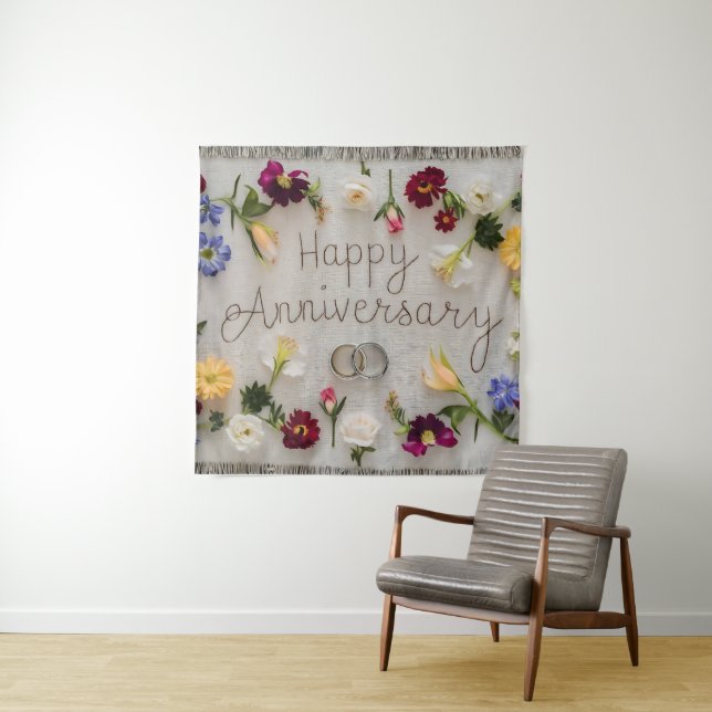 Bonne Tapisserie Mariage Anniversaire (En situation)