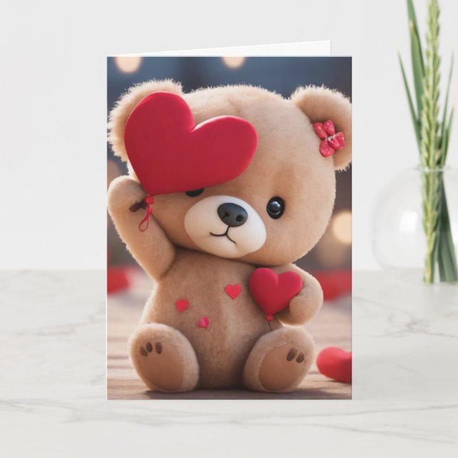 Bonne Valentines Day - Carte de voeux pliée (Devant)