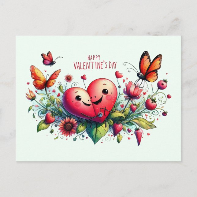 Bonne Valentines Day Love Cartes (Devant)