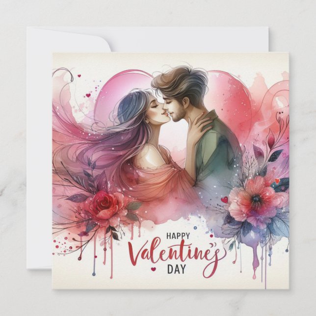 Bonne Valentines Day Love Cartes (Devant)