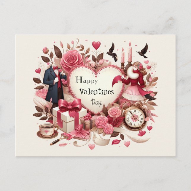 Bonne Valentines Day Love Cartes (Devant)
