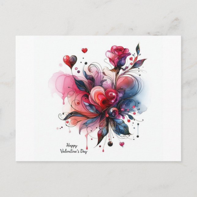 Bonne Valentines Day Love Cartes (Devant)