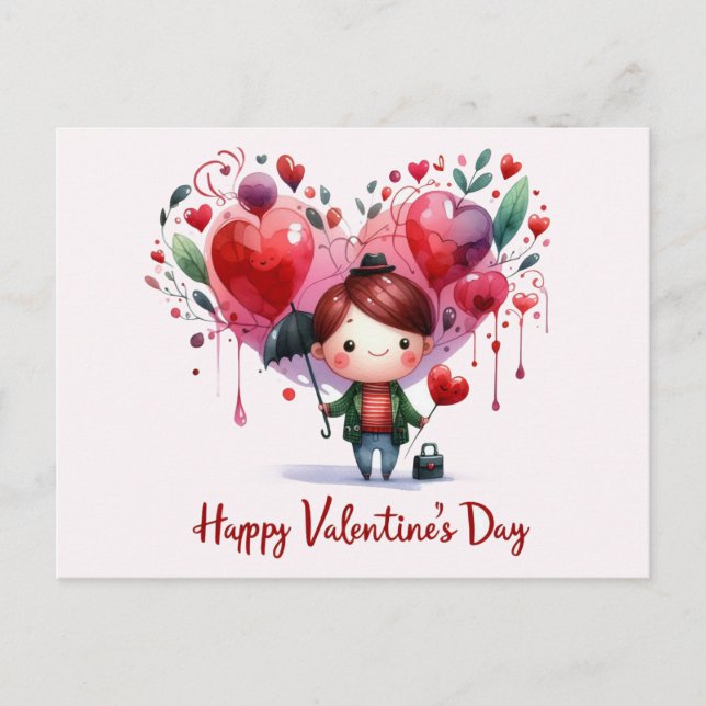 Bonne Valentines Day Love Cartes (Devant)