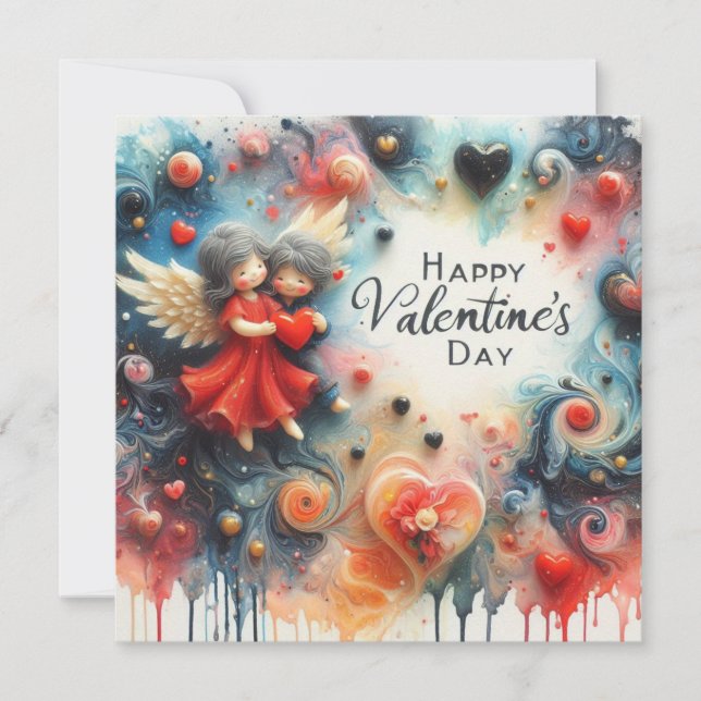Bonne Valentines Day Love Cartes (Devant)