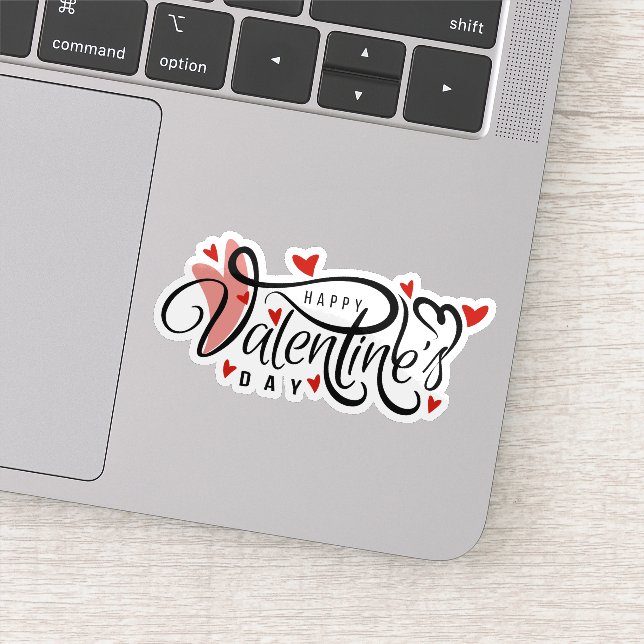 Bonne valentines jour autocollant (Détail)