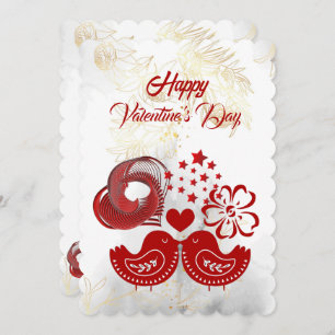 Bonne Valentines Jour Balayage Cardiaque Carte Ins