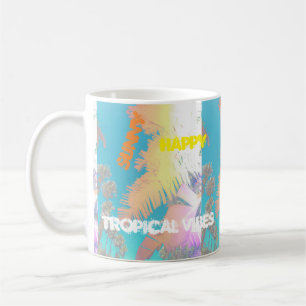 Bonne Vibes tropicales Palm Trees Mug Cup