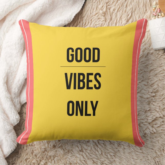 Bonne Vibration Uniquement — Coussin de jet maxima (Couverture)