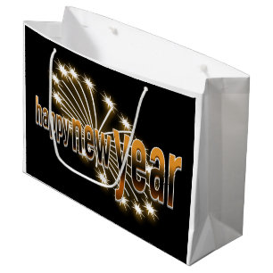 Bonnes années de grand sac de cadeau