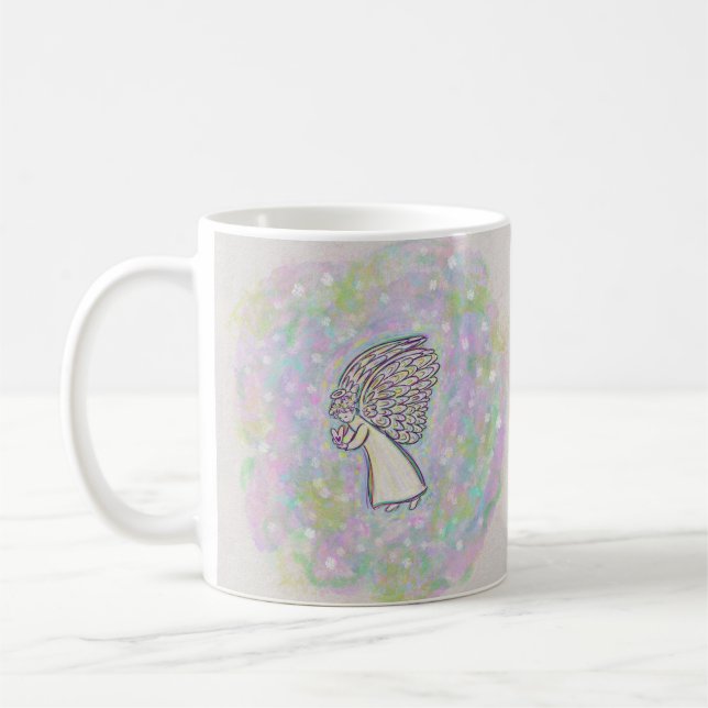 Bonnes choses Guardian Angel Art Café Mugs (Gauche)