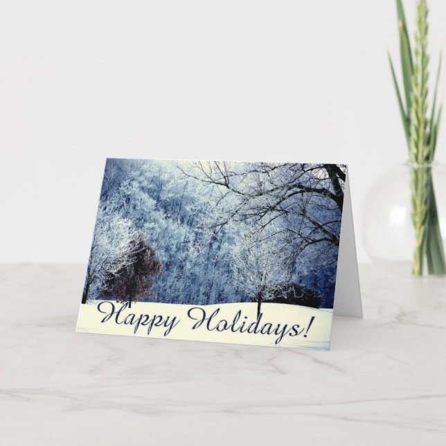 Bonnes fêtes carte de Noël (Devant)