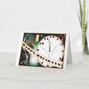 Bonnes fêtes carte de Noël d'art déco