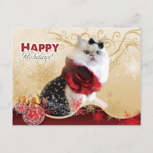Bonnes fêtes carte postale