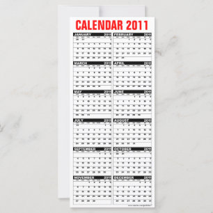 Bonnes Fêtes de carte rack Calendrier 2011