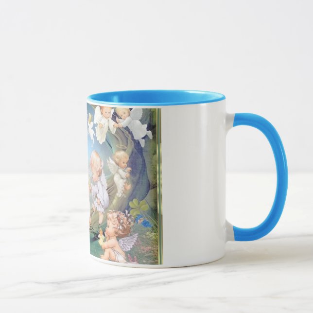 Bonnes fêtes la tasse de l'ange de bébé (Droite)