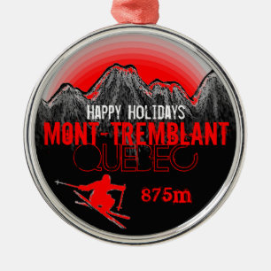 Bonnes fêtes ornement de Mont Tremblant Québec