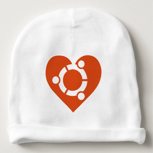 Bonnet De Bébé Calotte de bébé d'Ubuntu (Devant)