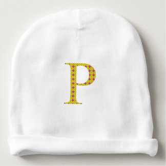 Bonnet De Bébé Casquette avec la lettre P