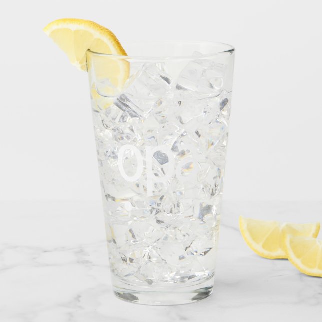 Bonnet en verre du logo OPA - logo blanc (Devant glace)