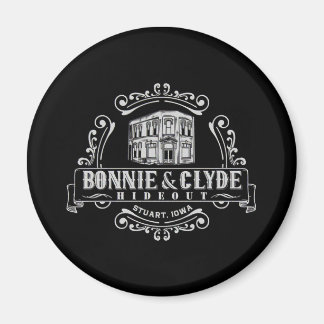 Bonnie & Clyde Hideout : Magnet circulaire