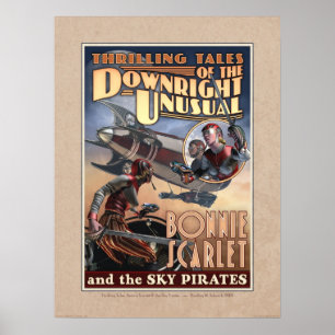 Bonnie Scarlet & the Sky Pirates Poster (18x24")