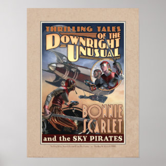 Bonnie Scarlet & the Sky Pirates Poster (18x24")