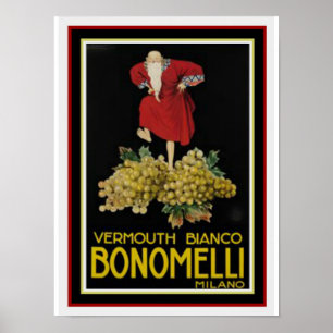 Bonomelli 12 x 16 Poster de Leonetto Cappiello