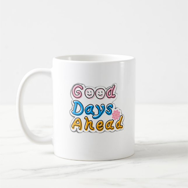 Bons Jours Devant  Mug Ésthétique – Minimal M (Gauche)