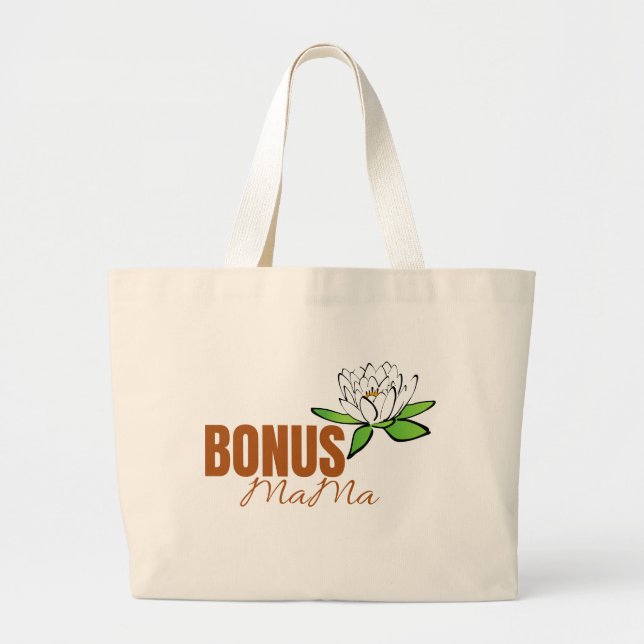 BONUS MaMa Sac fourre-tout Floral - Fier et cadeau (Devant)