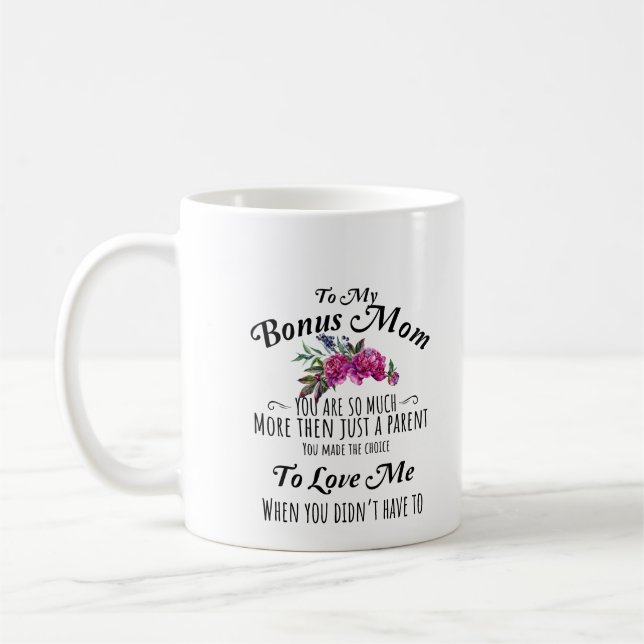 Bonus Maman Mug pour Step Mother (Gauche)