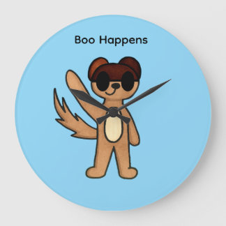 Boo Arrive Horloge Mur