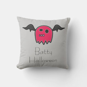 Boo Bat rose Coussin