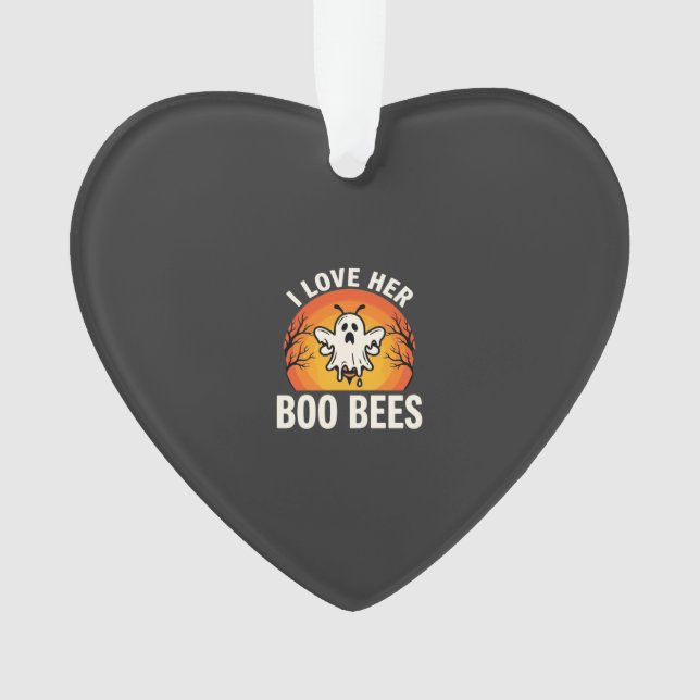 Boo Bees Halloween Ghost Bee Drôle Design_1 (devant)